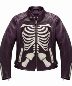 skeleton leather jacket