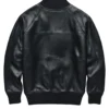 Jace Black Leather Jumper