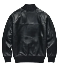 Jace Black Leather Jumper