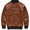 Juelz Brown Leather Jumper