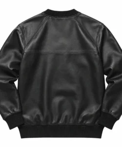 Larry Black Leather Sweater