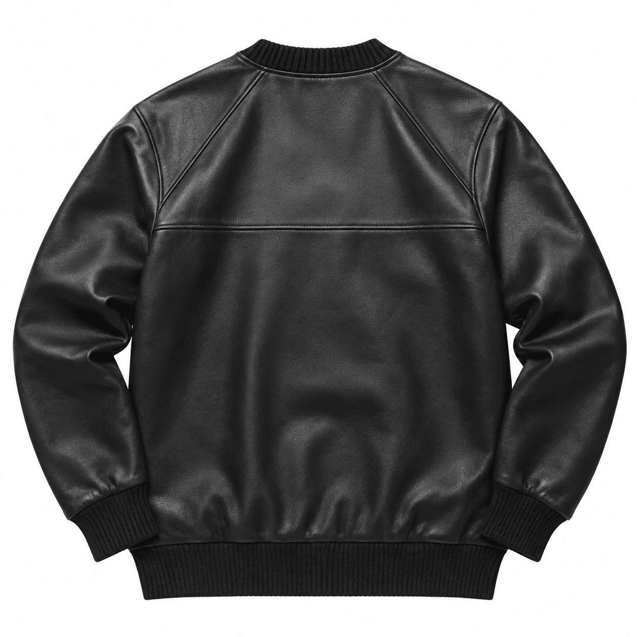 Larry Black Leather Sweater