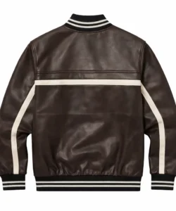 Oakley Chocolate Brown Leather Jacket Sweater