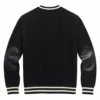 Rowan Black Leather Patch Sweater