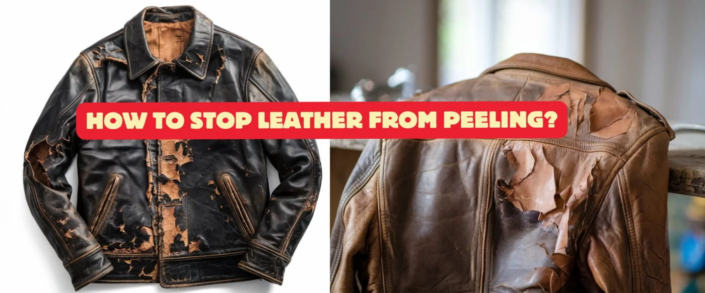 how to stop leather from peeling​