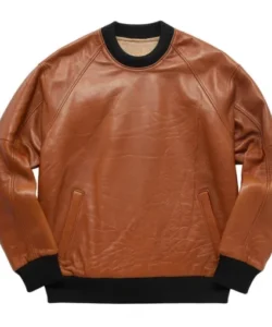 jonas brown leather jumper