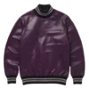 sebastian purple leather jumper​