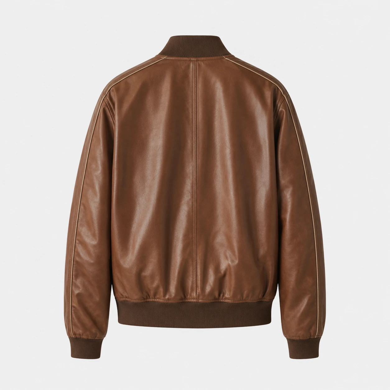 90s Leather Bomber Jacket
