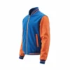 Blue and Orange Varsity Jacket