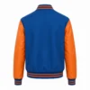 Blue and Orange Varsity Jacket