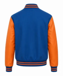 Blue and Orange Varsity Jacket