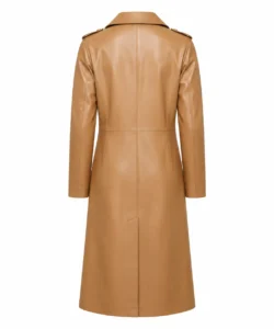 Caramel Leather Coat​