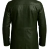 3/4 Leather Jacket Green - Image 2