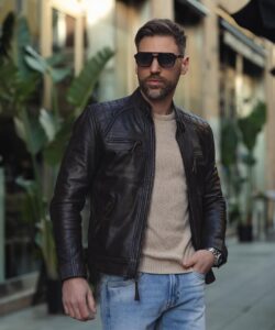 3/4 Length Leather Jacket