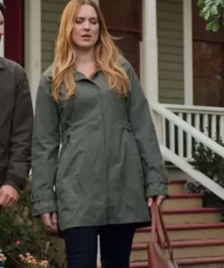 Shop the Alexandra Breckenridge Virgin River S02 Green Jacket – a stylish and authentic green jacket inspired by the hit TV series.