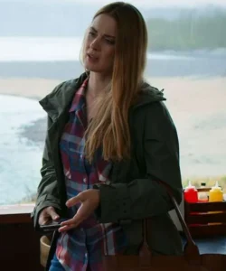 Shop the Alexandra Breckenridge Virgin River S02 Green Jacket – a stylish and authentic green jacket inspired by the hit TV series.