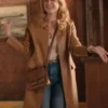 Melinda Monroe Virgin River S06 Brown Leather Coat
