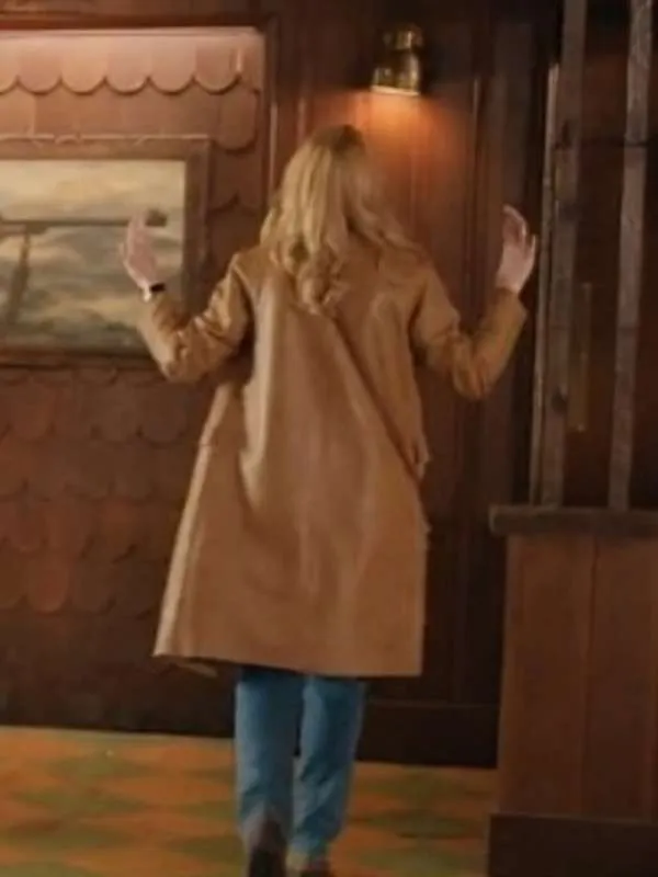 Melinda Monroe Virgin River S06 Brown Leather Coat - Image 3