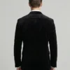Black Velvet Tuxedo Blazer