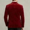 Red Velvet Blazer