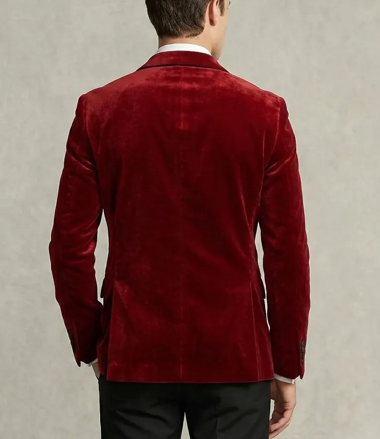 Red Velvet Blazer