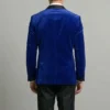 Velvet Tuxedo Jacket Royal Blue