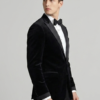black velvet blazer