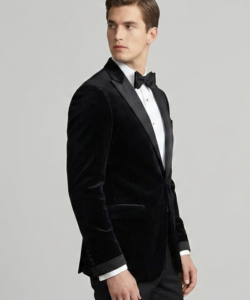 black velvet blazer