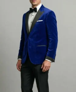 royal blue velvet tuxedo jacket men